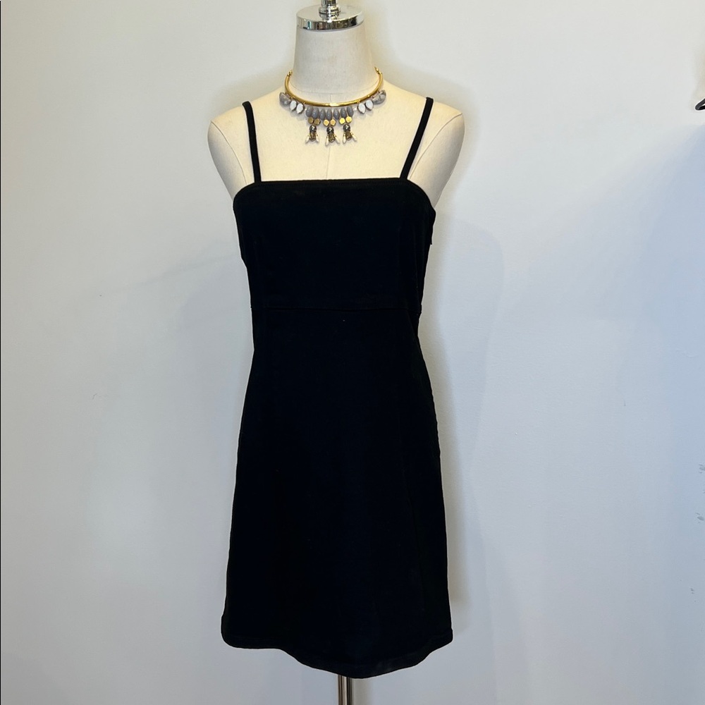 Zara TRF Authentic Denim Black Dress Women's Small